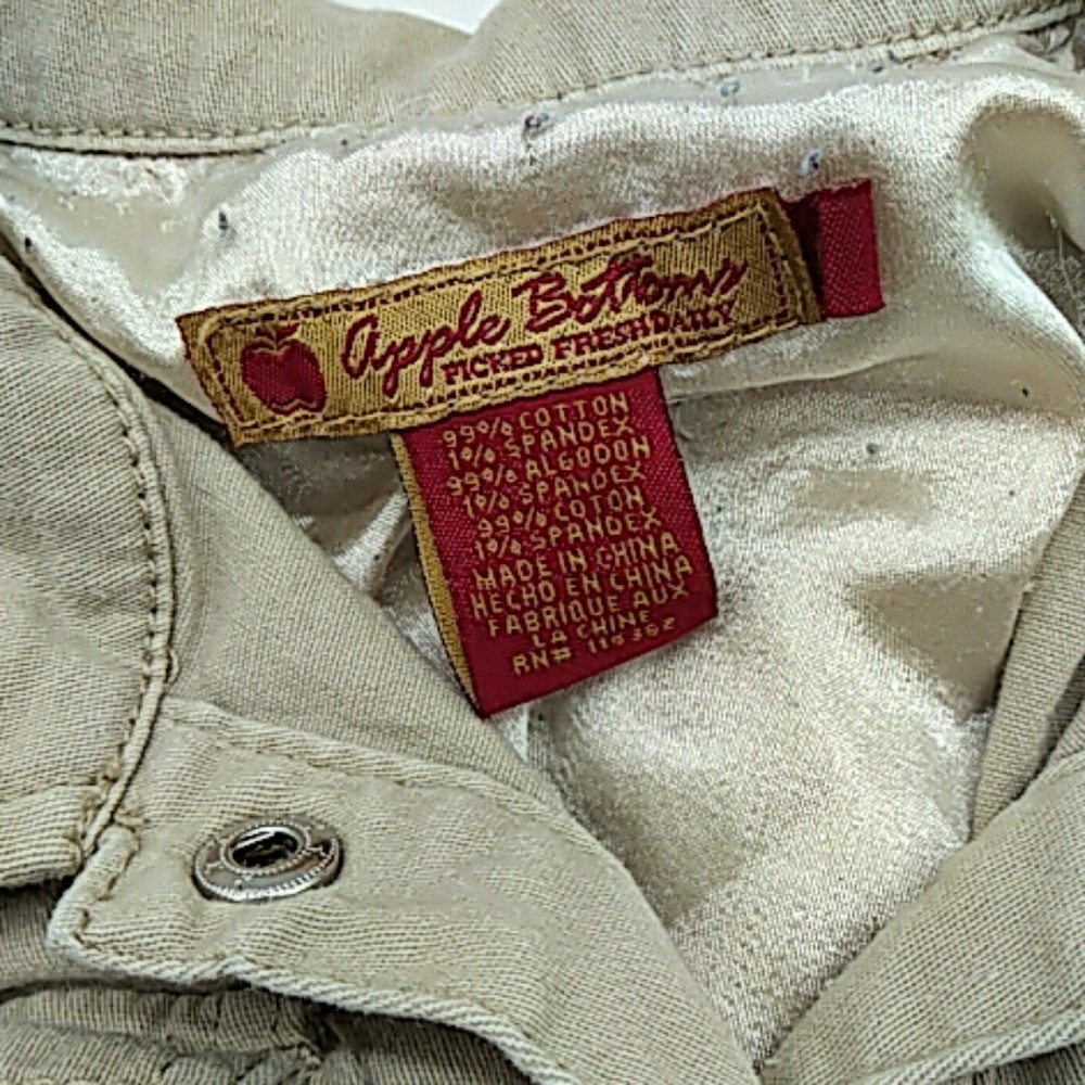 Apple Bottom Jeans baby jacket tan 10/11 XS - Picture 4 of 8